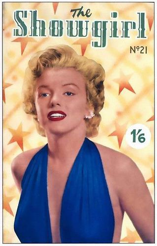 SHOWGIRL | THE magazine side cover Issue 21  1955
