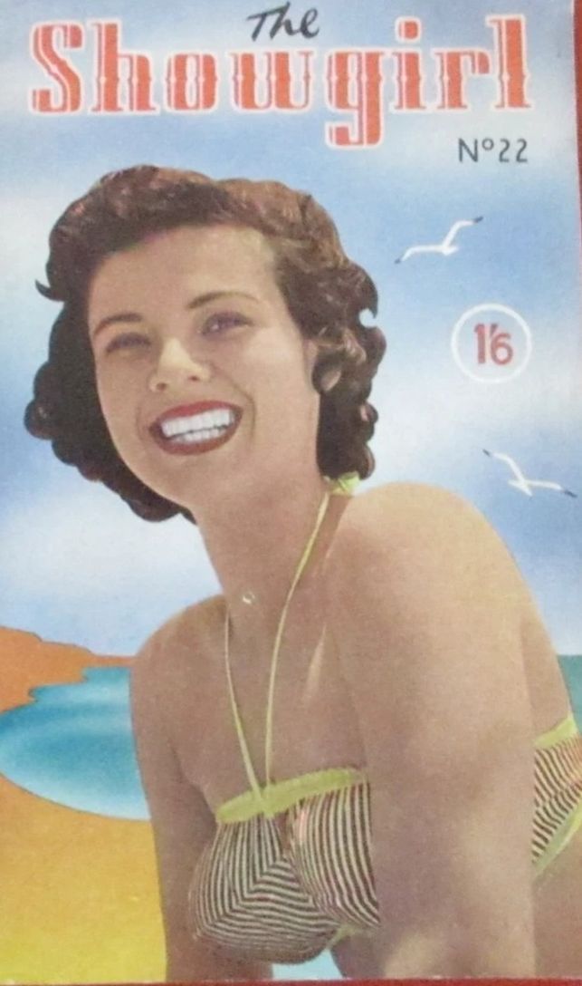SHOWGIRL | THE magazine side cover Issue 22   1955