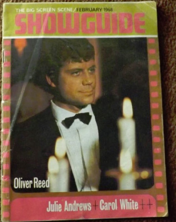 SHOWGUIDE magazine side cover February 1968