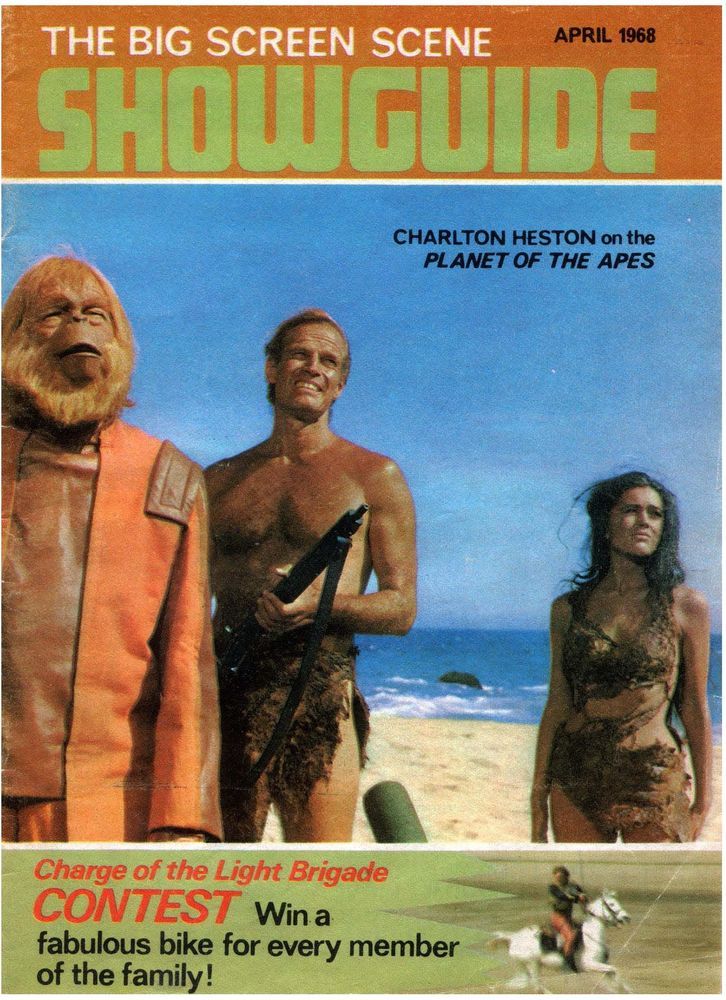 SHOWGUIDE magazine side cover April 1968