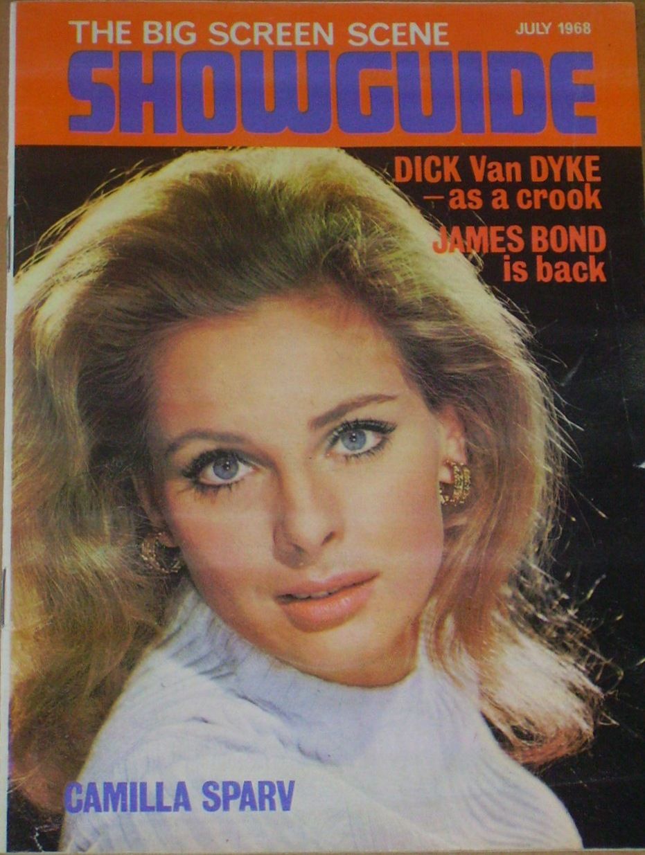 SHOWGUIDE magazine side cover July 1968
