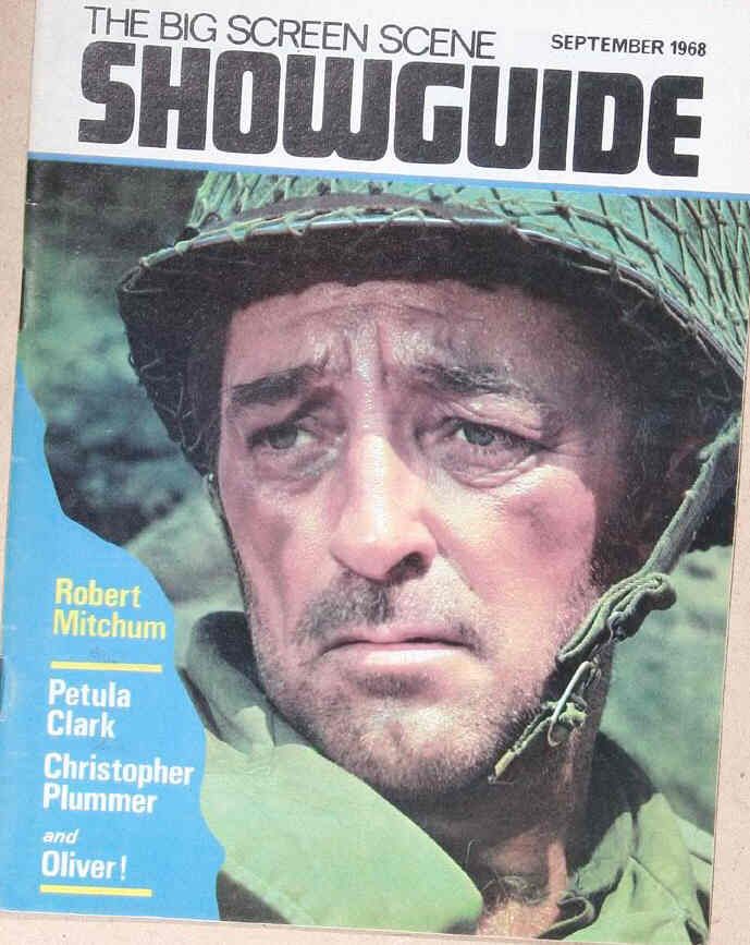 SHOWGUIDE magazine side cover September 1968