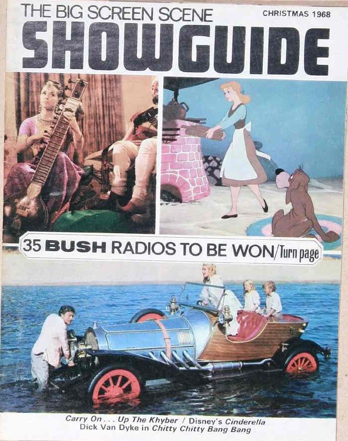 SHOWGUIDE magazine cover December/Christmas 1968