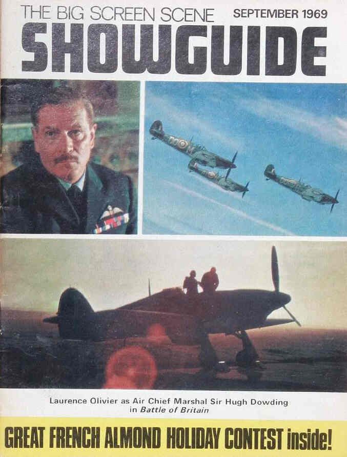 SHOWGUIDE magazine side cover September 1969