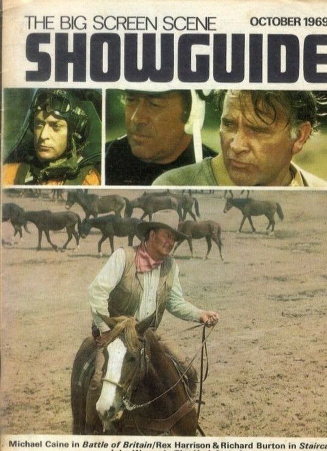 SHOWGUIDE magazine side cover October 1969