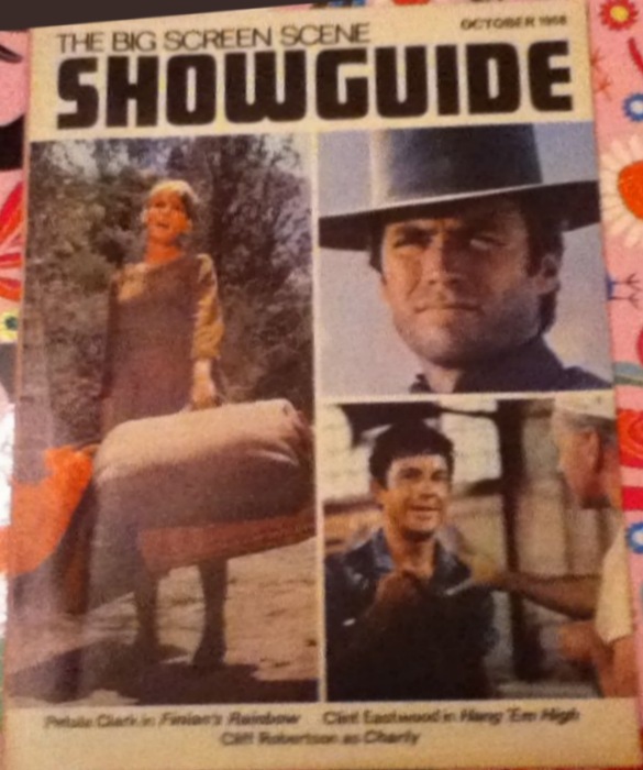 SHOWGUIDE magazine side cover October 1968
