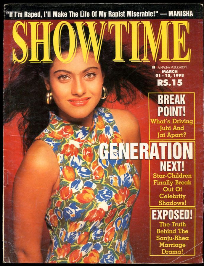 SHOWTIME (In) magazine side cover 1 March 1998