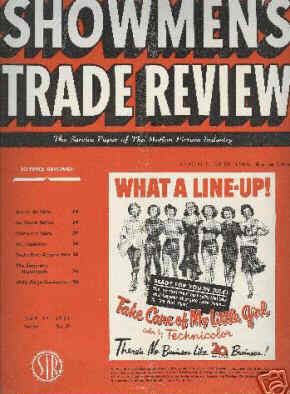 SHOWMENS TRADE REVIEW magazine side cover 12 May 1951