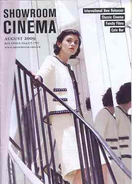 SHOWROOM CINEMA magazine side cover August 2009