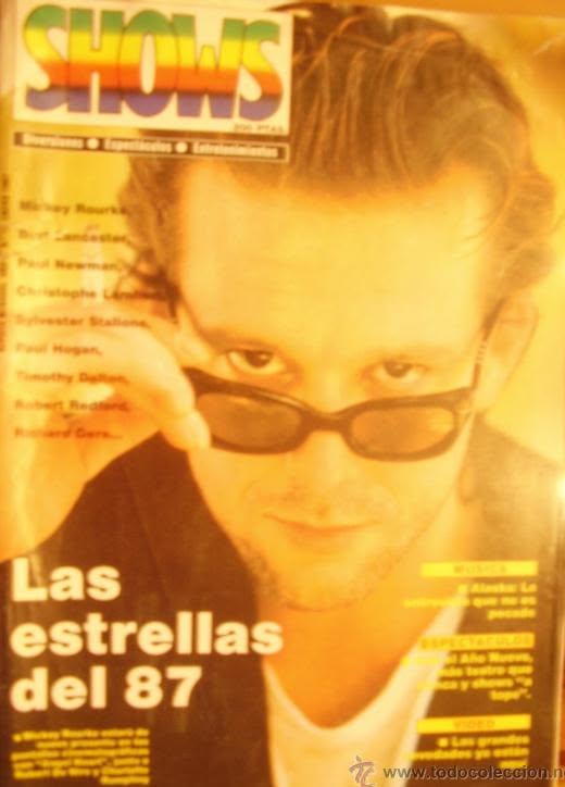 SHOWS magazine side cover Issue 15  January 1987