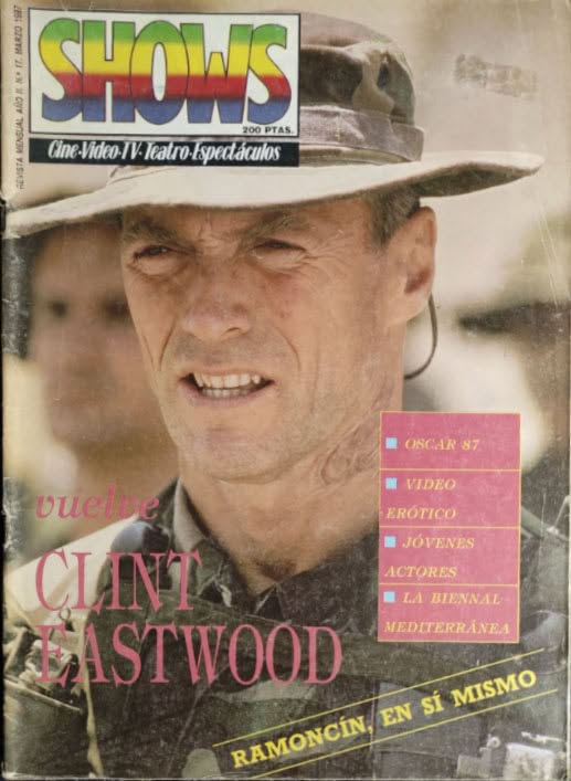 SHOWS magazine side cover Issue 17  March 1987