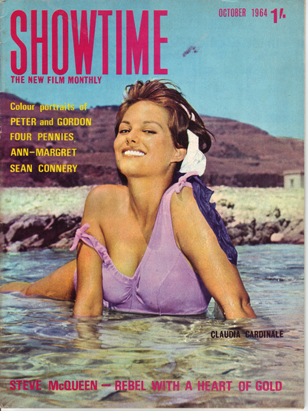 SHOWTIME magazine side cover October 1964
