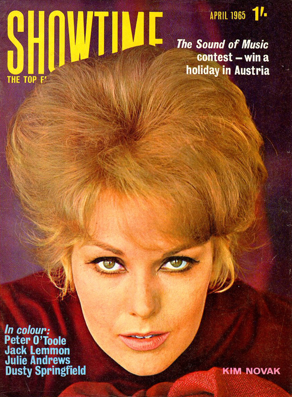 SHOWTIME magazine side cover April 1965