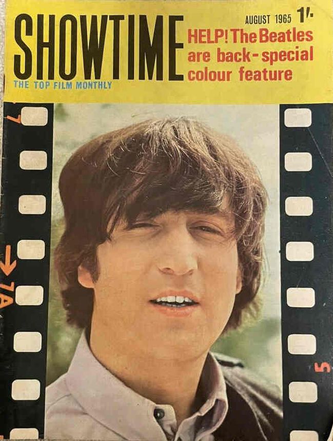 SHOWTIME magazine side cover August 1965