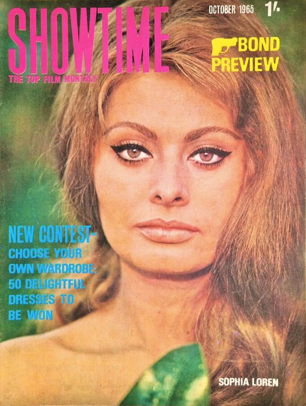 SHOWTIME magazine side cover October 1965