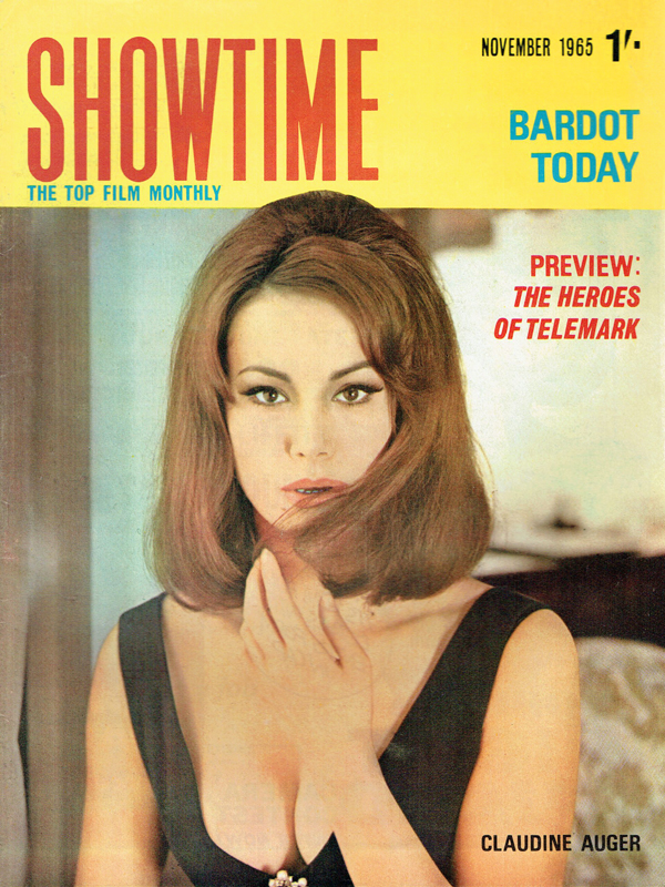 SHOWTIME magazine side cover November 1965