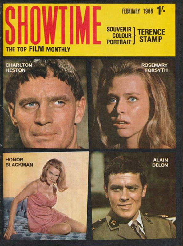SHOWTIME magazine side cover February 1966