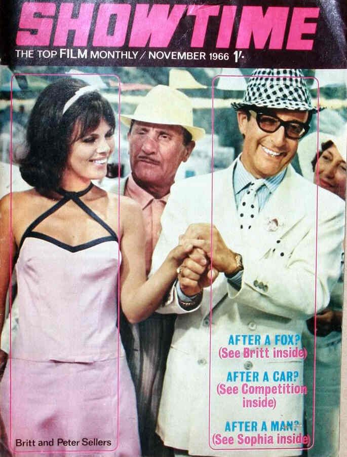 SHOWTIME magazine side cover November 1966