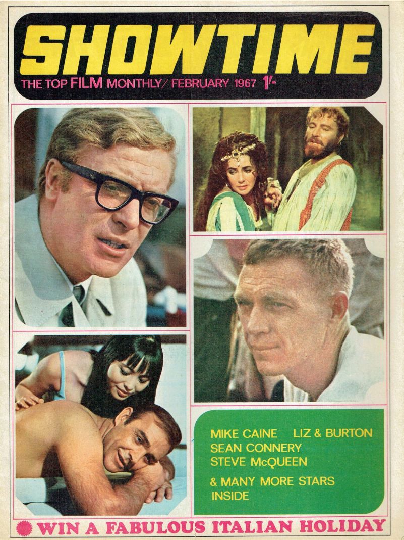 SHOWTIME magazine side cover February 1967