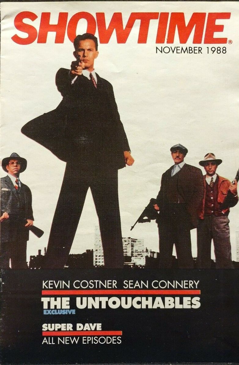 SHOWTIME (USA) magazine side cover  November 1988