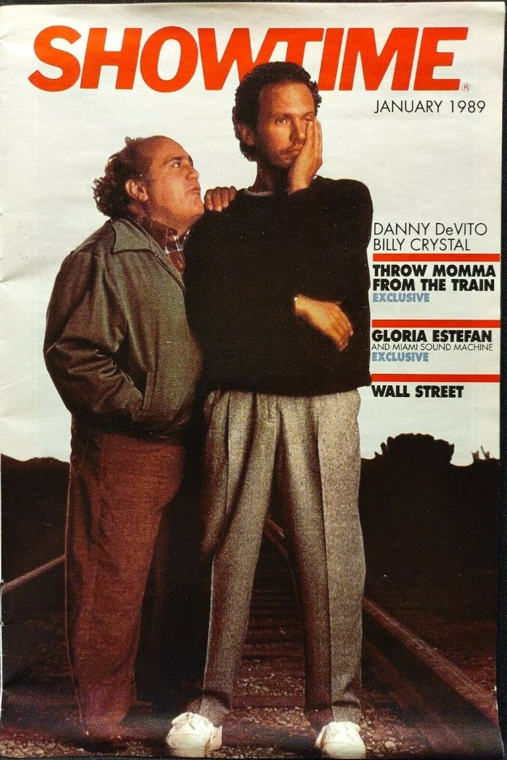 SHOWTIME (USA) magazine side cover  January 1989