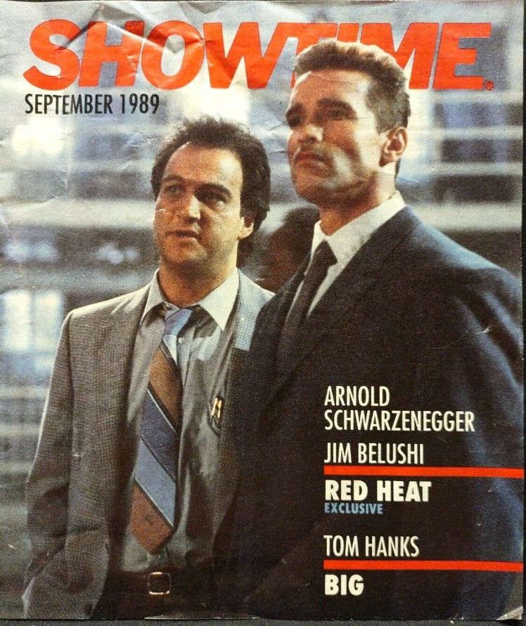 SHOWTIME (USA) magazine side cover  September 1989
