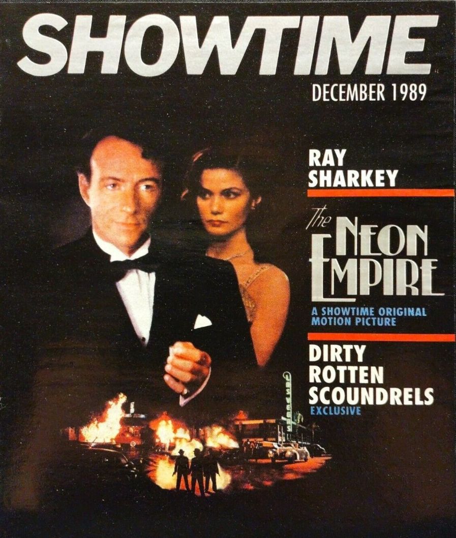 SHOWTIME (USA) magazine side cover  December 1989