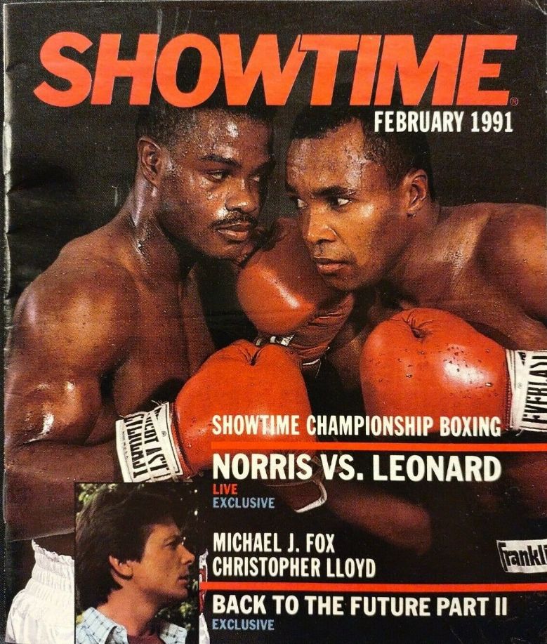 SHOWTIME (USA) magazine side cover  February 1991
