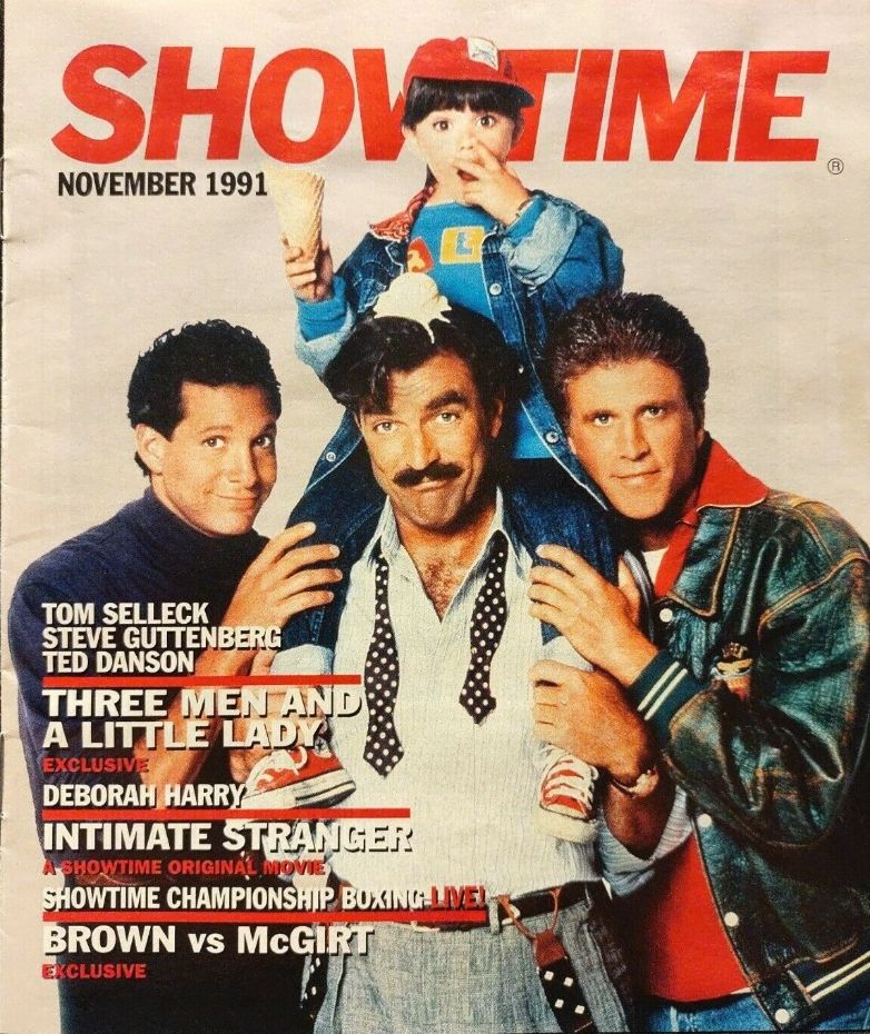 SHOWTIME (USA) magazine side cover  November 1991