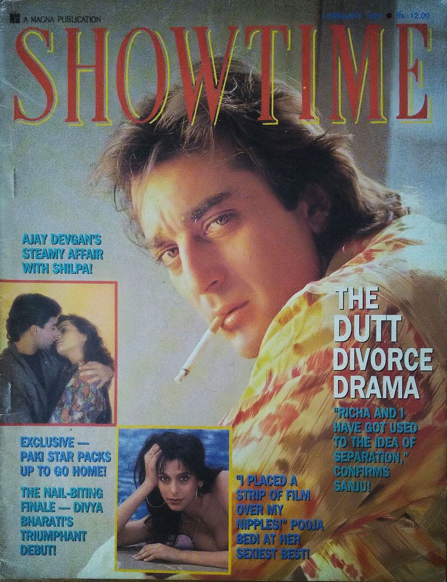 SHOWTIME (In) magazine side cover  February 1992