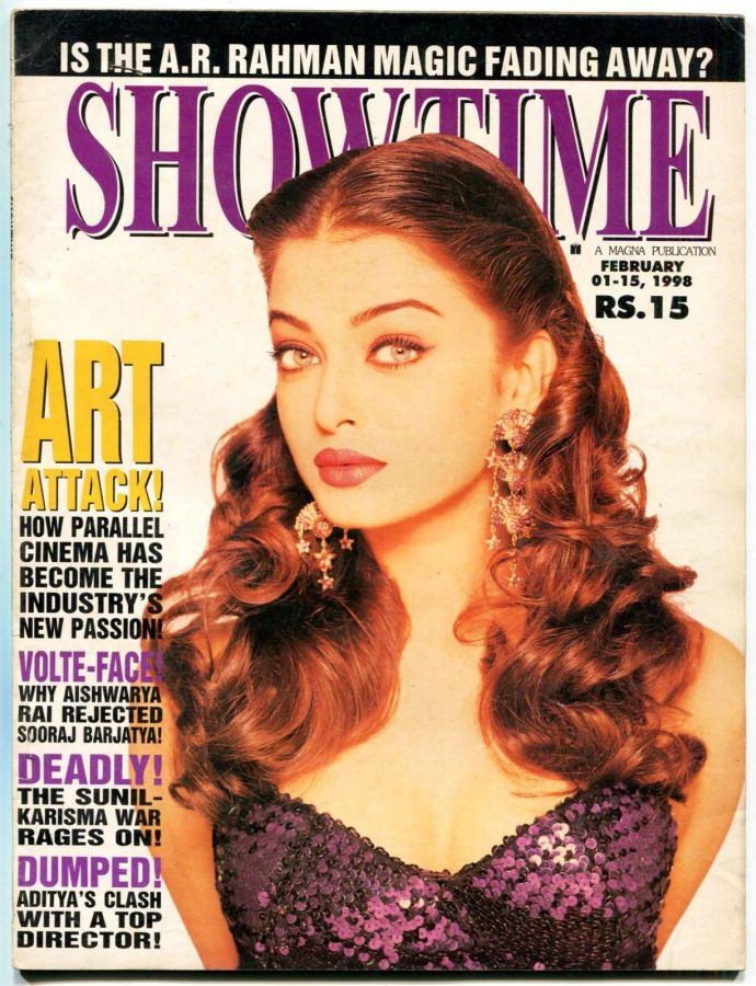 SHOWTIME (In) magazine side cover 1 February 1998