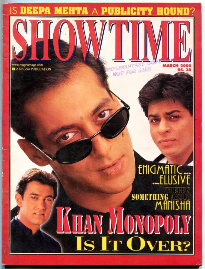 SHOWTIME (In) magazine side cover March 2000