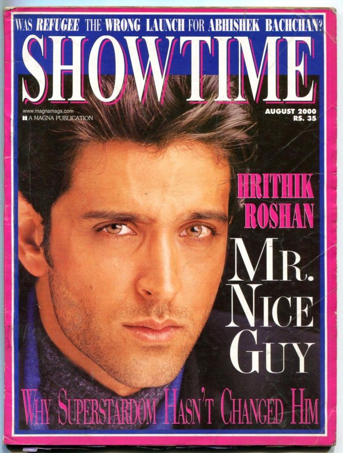 SHOWTIME (In) magazine side cover August 2000