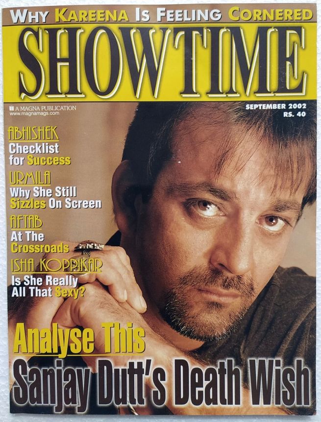 SHOWTIME (In) magazine side cover September 2002