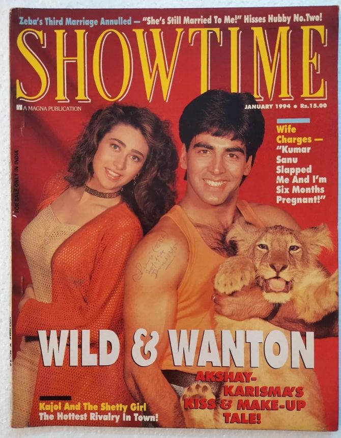 SHOWTIME (In) magazine side cover January 1994