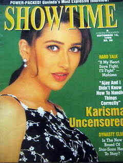 SHOWTIME (In) magazine side cover 15 September 1998