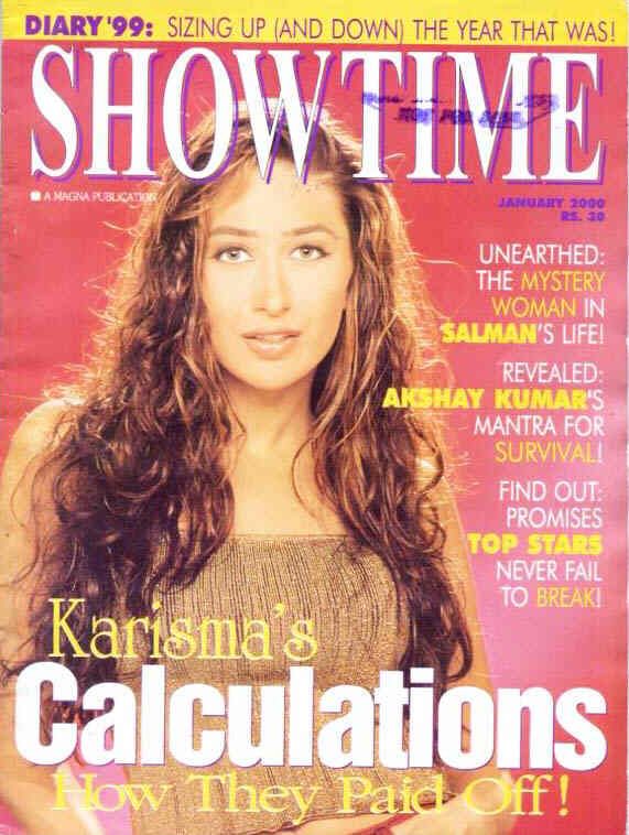 SHOWTIME (In) magazine side cover January 2000