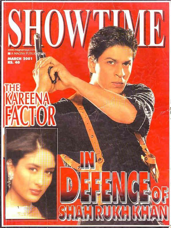 SHOWTIME (In) magazine side cover March 2001
