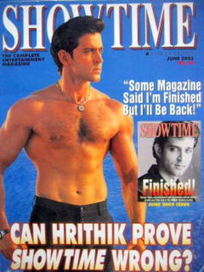 SHOWTIME (In) magazine side cover June 2003