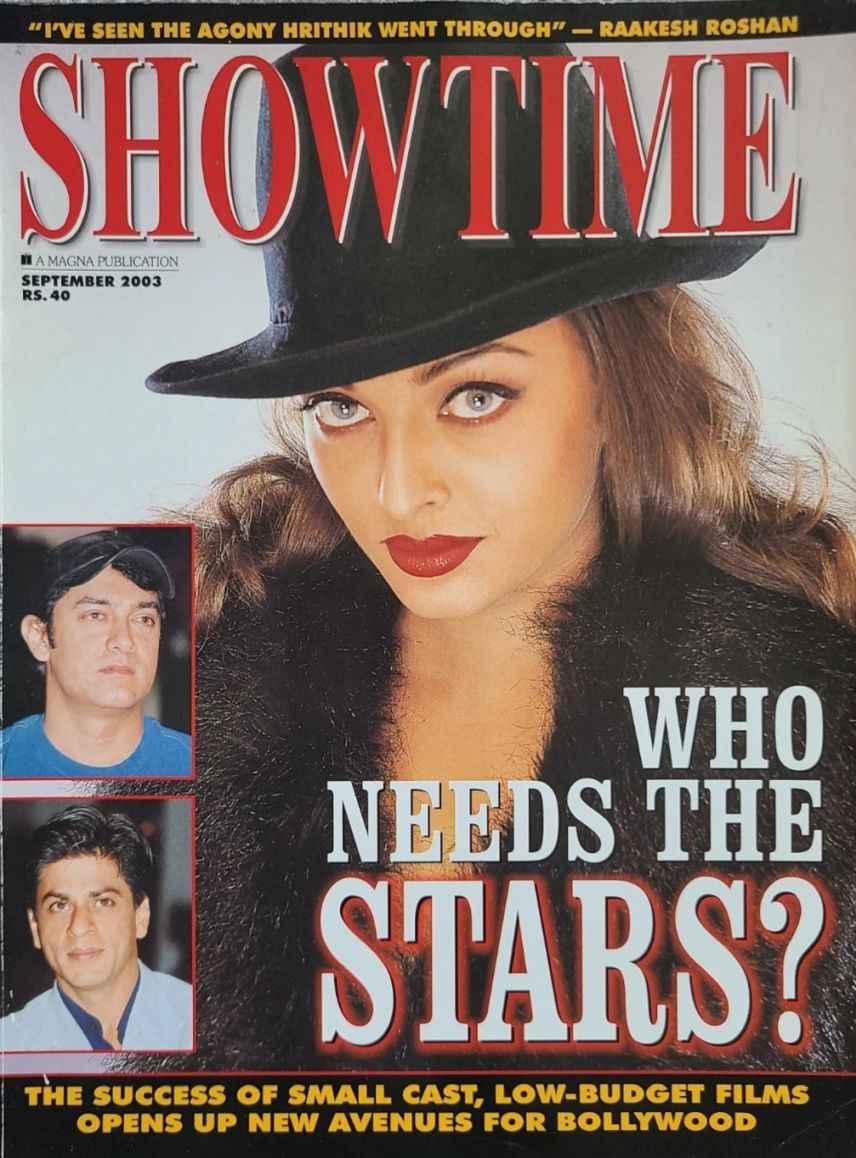 SHOWTIME (In) magazine side cover September 2003