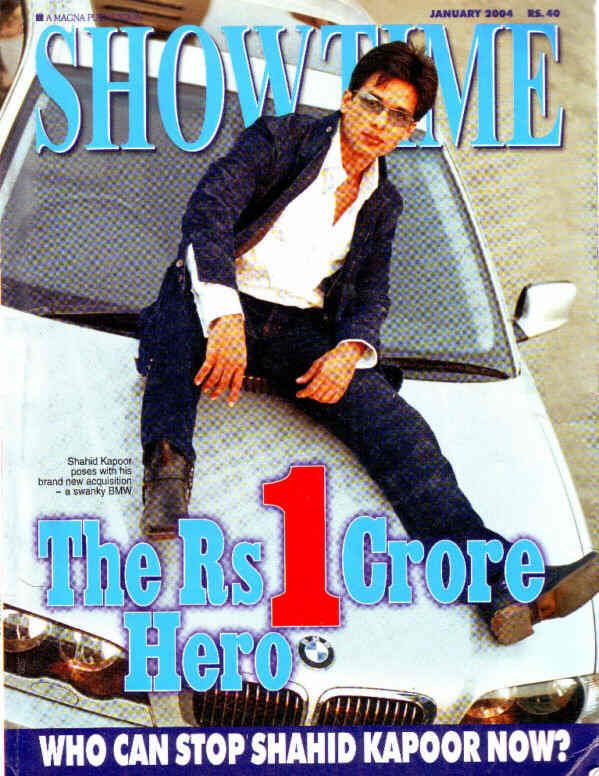 SHOWTIME (In) magazine side cover January 2004