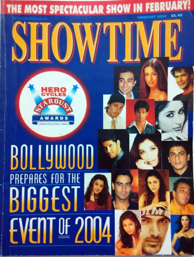 SHOWTIME (In) magazine side cover February 2004