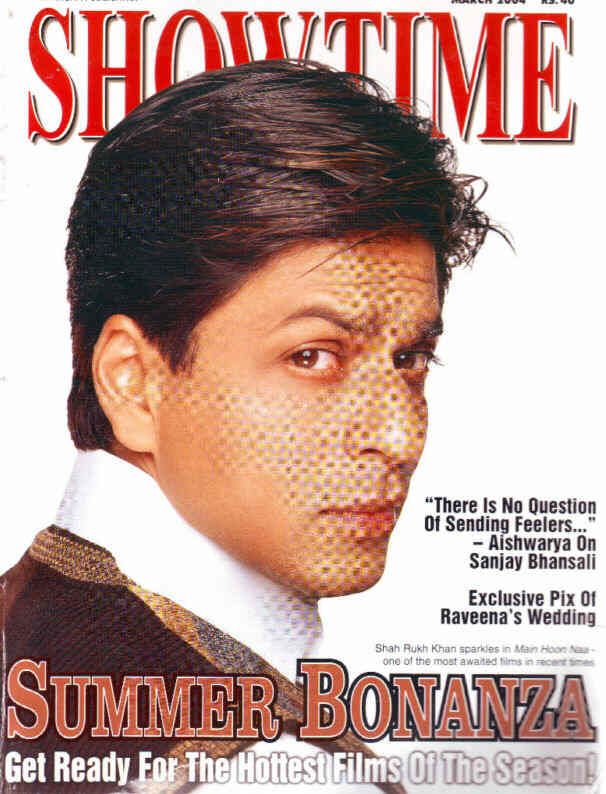 SHOWTIME (In) magazine side cover March 2004