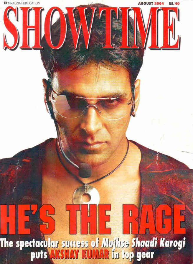 SHOWTIME (In) magazine side cover August 2004