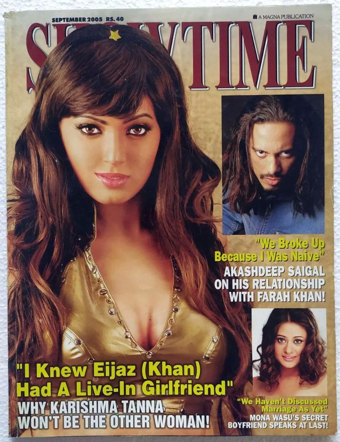 SHOWTIME (In) magazine side cover September 2005