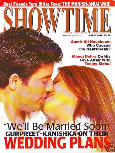 SHOWTIME (In) magazine side cover March 2006