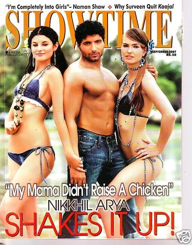 SHOWTIME (In) magazine side cover September 2007