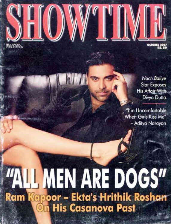SHOWTIME (In) magazine side cover October 2007