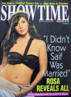 SHOWTIME (In) magazine side cover June 2008