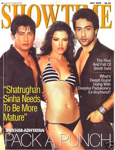 SHOWTIME (In) magazine side cover July 2009